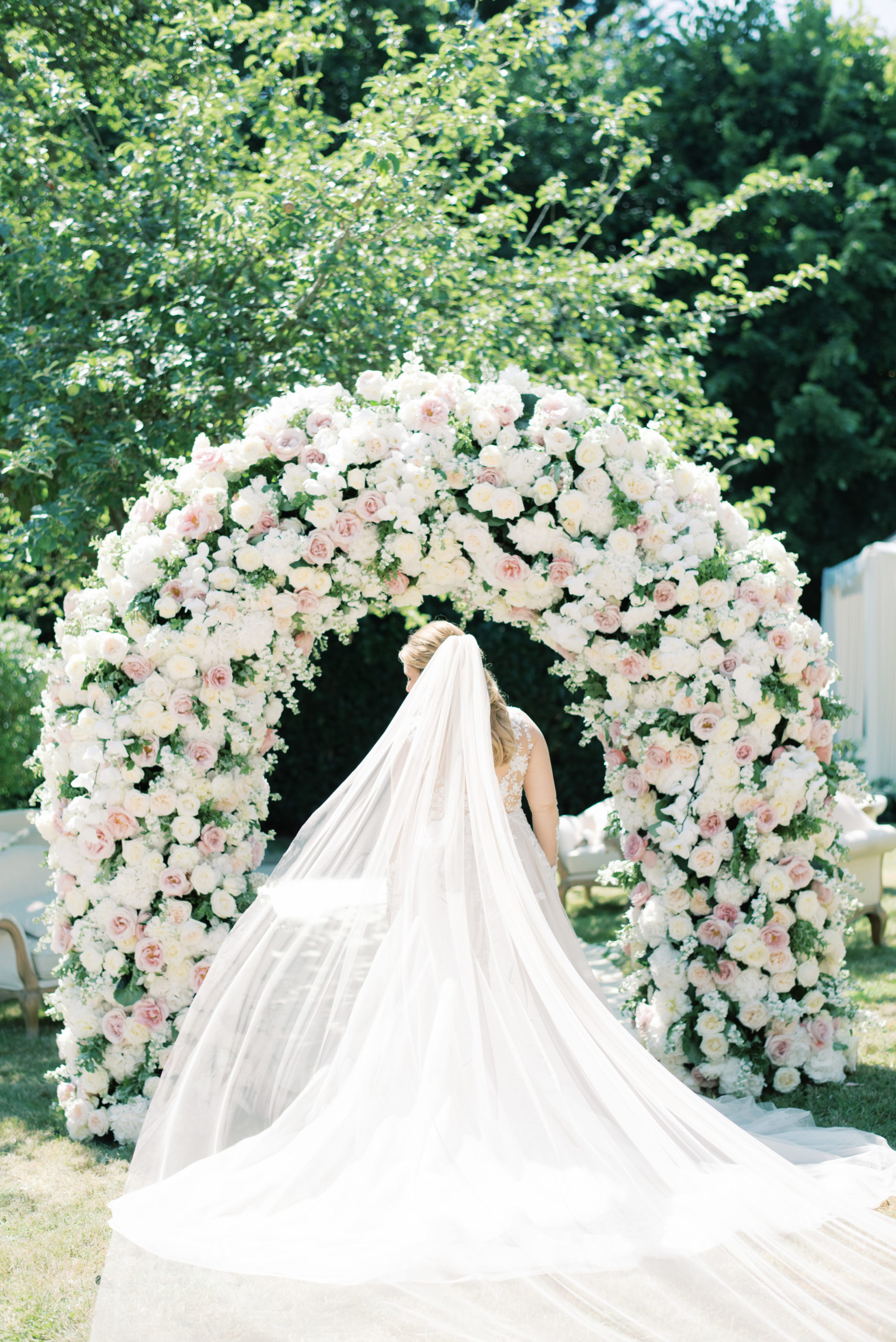 Arch of dreams destination wedding florals