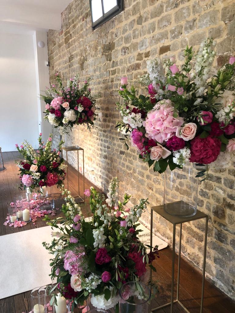 Pink Wedding Flowers